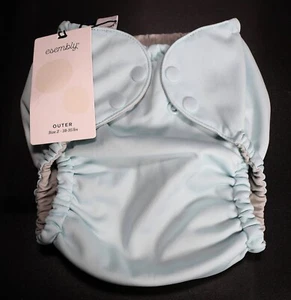 Esembly Cloth Diaper - Outer - Mint - Size 2 - Reusable Cover & Swim Diaper - Picture 1 of 10