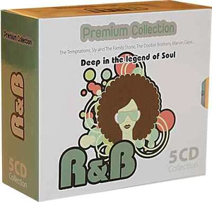 Premium Collection R&B 5 CD BOX SET 60 Tracks Marvin Gaye, Aretha Franklin - Imagen 1 de 3
