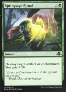 2X SPRINGSAGE RITUAL 172/205 ELDRITCH MOON MTG MAGIC LP X2 - Picture 1 of 1
