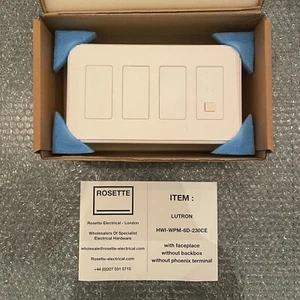 Lutron HWI-WPM-6D-230CE - Modulo di alimentazione wallbox (con garanzia) no BB, PT - Foto 1 di 2