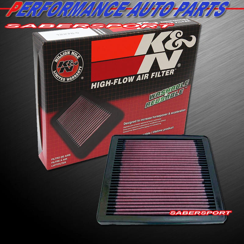 Filtro de admisión de aire de alto flujo K&N 33-2045 1991-1999 Mitsubishi 3000GT Stealth 3,0 L Foto 1 de 1