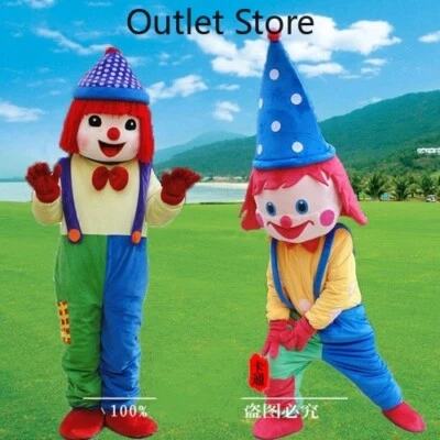 Halloween Dibujos Animados Payaso Juegos con disfraces Mascota Disfraz Fiesta Juego Vestido Navidad Carnaval Foto 1 de 4