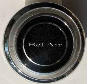 ORIGINAL OEM 1967-1968 CHEVROLET BEL AIR CHROME AND LUCITE HORN BUTTON #AA719 - Foto 1 di 12