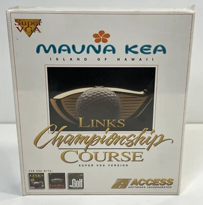 Mauna Kea Golf LINKS Championship Course Super VGA Floppy Disk MS-DOS 1992 NEW - Image 1 of 4