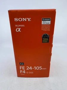 Sony FE 24-105 mm f/4 E-Mount 35mm Full Frame Lens Black SEL24105G - Picture 1 of 7