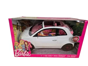 Barbie Fiat Cupé BK Mattel FVR07 Blanco/Rosa Edición Exclusiva Nueva en Caja - Imagen 1 de 8