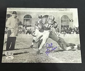 Pat Fischer signiertes 8x10 Foto Nebraska Cornhuskers Beckett - Bild 1 von 3