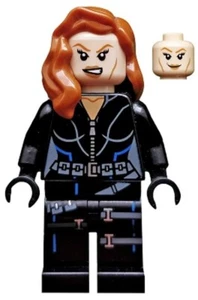Lego Super Heroes Minifigure Black Widow sh035 6869 Brand New - Foto 1 di 1