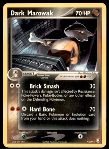 2004 Pokemon EX Team Rocket Returns Dark Marowak English #7 Rare - Picture 1 of 2