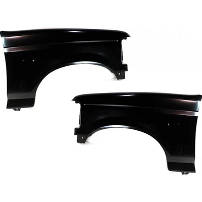 For Ford F-350 Fender 1992-1997 Pair Front w/ Emblem Provision CAPA Steel Foto 1 de 2
