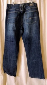 Vint. Jeans uomo Marithe Francois Girbaud Y2K larghi gamba larga taglia 38 m blu denim - Foto 1 di 10