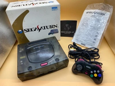 SEGA SATURN Console HST-3220｜This is Cool ｜Skeleton Clear Black Boxed Tested - Image 1 of 4