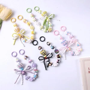 Colorful Phone Lanyard Beaded Phone Charm Rope Lovely Mobile Phone Chain - Photo 1 sur 10