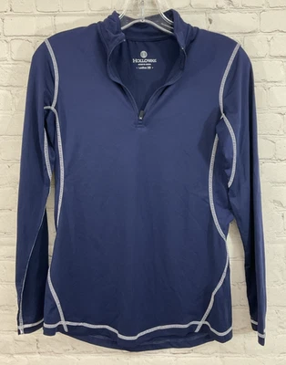 Pullover de golf Holloway 11783 para dama con cremallera 1/4 azul marino XS Foto 1 de 4