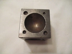 Vintage Markenlos Juweliere 2 3/8" Quadrat #65 Dapping Block Made in France - Bild 1 von 7