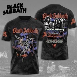 Camiseta 3D Black Sabbath AOP Back To The Beginning Tour 2025 - Imagen 1 de 2