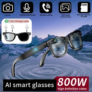Gafas inteligentes Chat-GPT AI grabación de video HD traducción de idiomas auriculares - Imagen 1 de 21