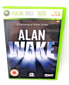 Alan Wake Psychological Action Thriller Xbox 360 PAL Excellent Disc Manual - Picture 1 of 9