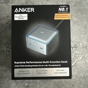 Anker Prime TB5 Docking Station 14 Ports, Thunderbolt 5, 120Gbps,Free Next Day🚚 - Afbeelding 1 van 8