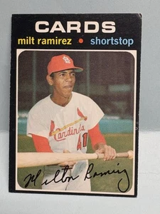 JA4185 1971 Topps BB High # Milt Ramirez #702 St Louis Cardinals Ex-Mt - Picture 1 of 4