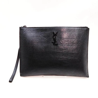 Bolso Clutch Saint Laurent SIN TARIFA Cuero Negro 1068025 Foto 1 de 4