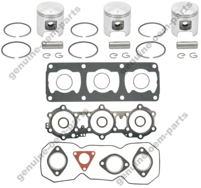 Kit de juntas de extremo superior de pistones Polaris Indy XLT 600 diámetro estándar 65 mm 1995 1996 1997 Foto 1 de 4