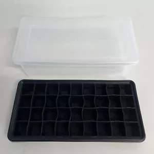 36 Small cube ice tray with storage bin and lid (Return/Used briefly) - Picture 1 of 19