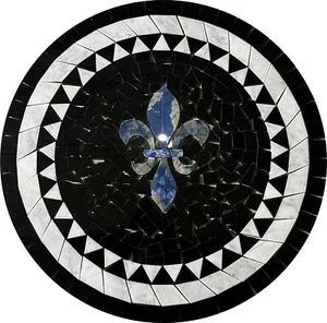 Floor Marble Medallion 32''x32'' - Picture 1 of 1
