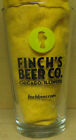 FINCH'S BREWING CO., THREADLESS IPA pint Beer GLASS with BIRD, Chicago, ILLINOIS