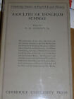 Summae by Radulphi de Hengham, edited W.H.Dunham, Jr. (1932) HC 