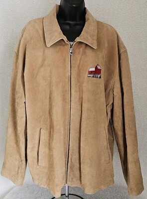 Abrigo Chaqueta Antigua Golf Para Hombre Talla XL X Grande Lavable Gamuza Manga Larga Foto 1 de 4