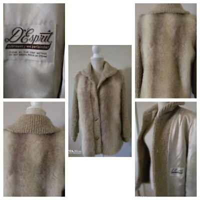 D' Esprit Dubrowsky & Perlbinder Women's Knit Sleeve Faux Fur Coat  - Image 1 of 4