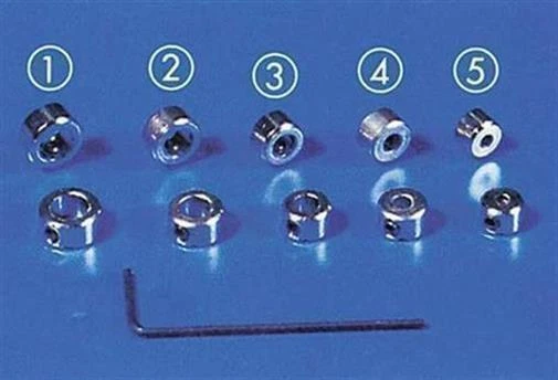 Krick Stellringe 2 mm Innensechskant 5x / 50493 - Bild 1 von 1