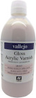 Vallejo Model Color 500 ml Gloss Acrylic Varnish, White