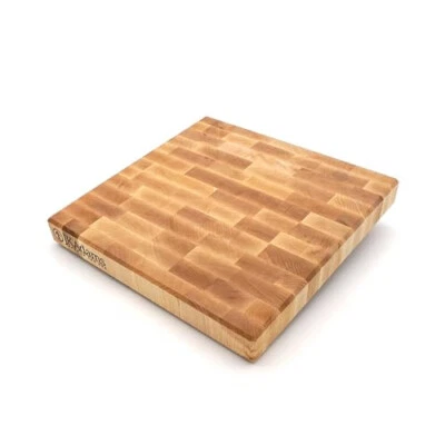 Wooden Cutting Board, Maple, 16"x16"x2", Butcher Block Cutting Board, Large Wood - Image 1 of 4