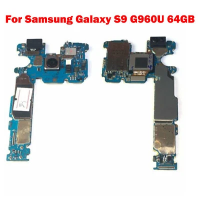 Placa madre placa lógica desbloqueada OEM para Samsung Galaxy S9 G960U 64 GB Foto 1 de 4