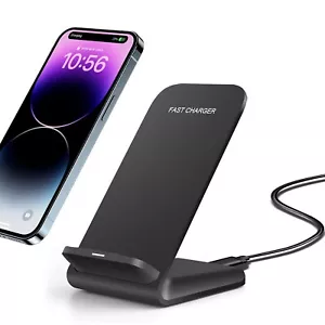 30W Wireless Charger Dock Charging Station For iPhone 14 13 12 For LG V50 ThinQ - Picture 1 of 13