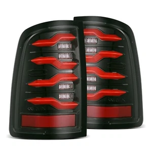 AlphaRex LUXX-Series Black-Red LED Tail Lights For 10-18 Ram 2500/3500 - 640001 - Picture 1 of 3