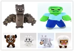 NEW 6pcs Minecraft Soft Stuffed Plush Toy Doll Christmas Gift USA Shipper - Picture 1 of 1