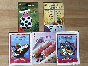 5 Bastelbücher TOPP „Lauter Farbtupfer“, „Window Color“, „Deko Roll Cakes“ u.a. - Bild 1 von 3