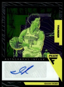 ISAIAH ROBY 2020-21 PANINI FLUX AUTOGRAPH INFLUX AUTO #AI-IRO - Picture 1 of 2