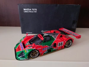 Mazda 787B AUTOart 1:18 #55 89141 ganador de Le Mans embalaje original caja original - Imagen 1 de 15