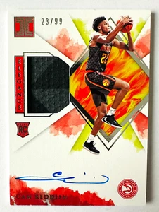 2019-20 Panini Impeccable Cam Reddish AUTO Jersey RC SP #/99 Hawks Rookie! - Picture 1 of 3