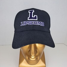 Lipscomb University Bisons Adjustable Cap Hat Gray With Pin