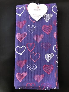 Colordrift Valentines Day 2 Pack Kitchen Towels 18" x 28" NEW - Picture 1 of 1