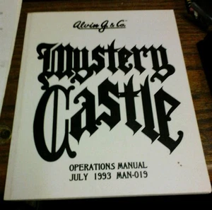 Alvin G. & Co. MYSTERY CASTLE Arcade Video Game Manual - good used original - Picture 1 of 1