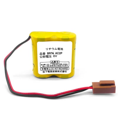 6V Primary Battery BR2/3-AC2P Made in Japan for PLC CNC Chip Data Backup Power - Image 1 of 4