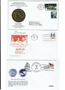 Apollo 9 Anniversary 5 Covers 1970-79 Space !! - Picture 1 of 4