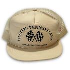 Vintage Western Pennsylvania Dwarf Racing Logo Snapback Hat 1990s Trucker Cap