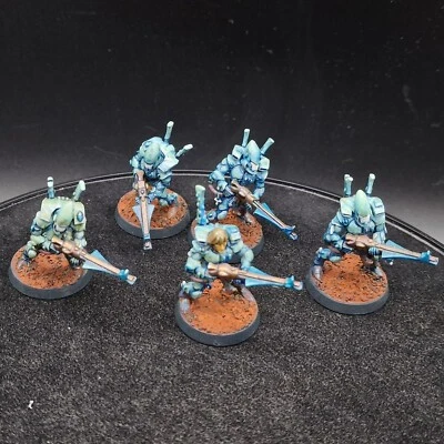 Pro Painted Warhammer 40k eldar Aeldari guardians ×5 A2 games workshop - Image 1 of 3